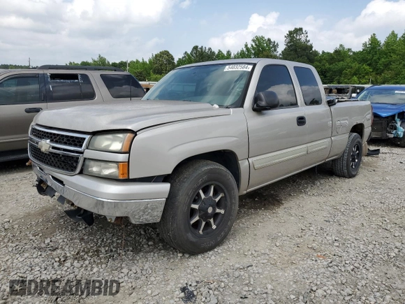 2006 Chevrolet Silverado 1500 LT1 with VIN 1GCEC19T46Z159043, listed as a Copart auction lot 54032584 with Not Provided miles and Non Repairable. Bid and sale history available at DreamBid. Image 1.