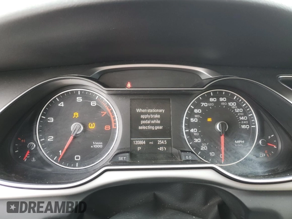 2014 Audi A4 Premium with VIN WAUBFAFL5EN029502, listed as a Copart auction lot 53339755 with 120,864 mi miles and Salvage Title. Bid and sale history available at carsss.com. Image 9.