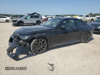 2022 BMW 2 Series 230i z VIN 3MW23CM05N8C49108, wystawiony jako Copart lot #52828915 z przebiegiem 25 248 mil mil oraz Szkoda całkowita • Salvage title. Historia ofert i sprzedaży dostępna na DreamBid. Obrazek 1.