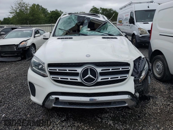 2017 Mercedes-Benz GLS 450 with VIN 4JGDF6EE1HA888427, listed as a Copart auction lot 58156635 with Not provided miles and Salvage title. Bid and sale history available at DreamBid. Image 5.
