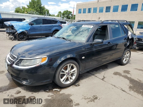 2009 Saab 9-5 with VIN YS3ED59GX93501599, listed as a Copart auction lot 66420834 with 187,953 mi miles and Salvage Title. Bid and sale history available at carsss.com. Image 1.