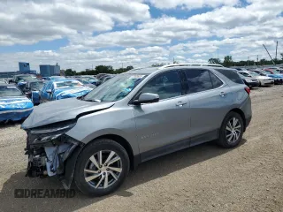 2023 Chevrolet Equinox Premier z VIN 3GNAXXEG5PL122551, wystawiony jako Copart lot #57898605 z przebiegiem 23 141 mil mil oraz Szkoda całkowita • Salvage title. Historia ofert i sprzedaży dostępna na DreamBid. Obrazek 1.