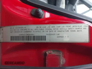 1991 Volkswagen Passat z VIN WVWFB4315ME035691, wystawiony jako IAAI lot #41627396 z przebiegiem 168 795 mil mil oraz . Historia ofert i sprzedaży dostępna na DreamBid. Obrazek 9.