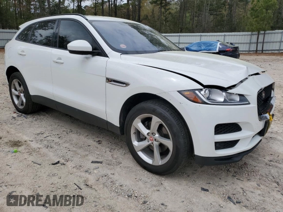 2018 Jaguar F-Pace 25t Premium with VIN SADCJ2FX2JA259633, listed as a Copart auction lot 50873505 with 117,812 mi miles and Salvage title. Bid and sale history available at DreamBid. Image 4.