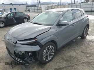 2023 Hyundai Kona SEL with VIN KM8K33AG5PU167353, listed as a Copart auction lot 48730075 with 66,702 mi miles and Salvage Title. Bid and sale history available at carsss.com. Image 1.