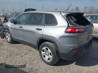 2016 Jeep Cherokee Sport with VIN 1C4PJMAB6GW294157, listed as a IAAI auction lot 41786025 with 181,437 mi miles and . Bid and sale history available at DreamBid. Image 3.