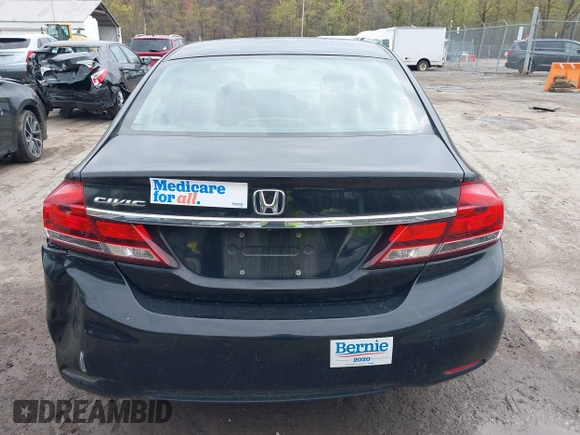 2014 Honda Civic Sedan LX with VIN 2HGFB2F57EH548259, listed as a IAAI auction lot 42025763 with 179,382 mi miles. Bid and sale history available at carsss.com. Image 16.