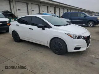 2021 Nissan Versa S with VIN 3N1CN8DV2ML910134, listed as a Copart auction lot 84191694 with 42,652 mi miles and Salvage Title. Bid and sale history available at carsss.com. Image 4.
