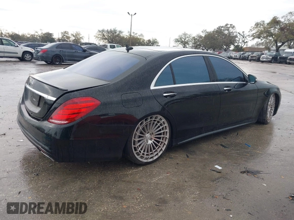 2015 Mercedes-Benz S-Class S 550 with VIN WDDUG8CB0FA162325, listed as a IAAI auction lot 41643485 with 114,766 mi miles. Bid and sale history available at carsss.com. Image 4.
