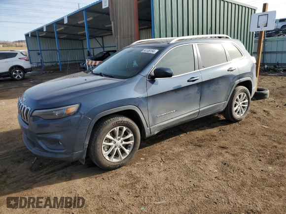 2019 Jeep Cherokee Latitude with VIN 1C4PJMCB8KD417815, listed as a Copart auction lot 84108154 with 43,129 mi miles and Salvage Title. Bid and sale history available at carsss.com. Image 1.