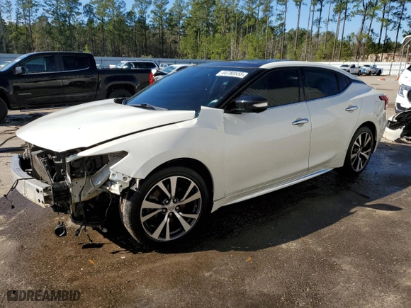 2017 Nissan Maxima SV with VIN 1N4AA6AP6HC364584, listed as a Copart auction lot 44780555 with 136,022 mi miles and Salvage Title. Bid and sale history available at carsss.com. Image 1.