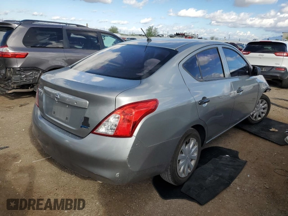 2012 Nissan Versa SV with VIN 3N1CN7AP9CL808344, listed as a Copart auction lot 71943844 with 133,288 mi miles and Salvage Title. Bid and sale history available at carsss.com. Image 3.