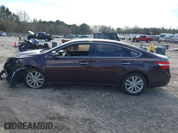 2013 Toyota Avalon XLE with VIN 4T1BK1EB1DU026863, listed as a IAAI auction lot 41644969 with 190,020 mi miles and . Bid and sale history available at DreamBid. Image 14.