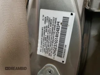 2004 Honda Civic LX with VIN 2HGES16514H548598, listed as a Copart auction lot 53430835 with 207,102 mi miles and Salvage Title. Bid and sale history available at carsss.com. Image 14.