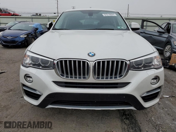 2017 BMW X4 xDrive28i with VIN 5UXXW3C34H0T79101, listed as a Copart auction lot 37219594 with 65,125 mi miles. Bid and sale history available at carsss.com. Image 5.