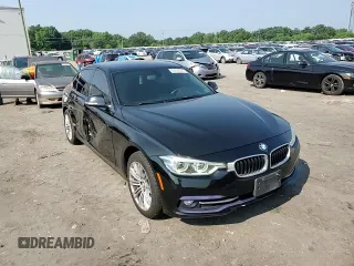 2018 BMW 3 Series 330i xDrive with VIN WBA8D9G56JNU69320, listed as a Copart auction lot 60794345 with 104,036 mi miles and Salvage title. Bid and sale history available at DreamBid. Image 13.