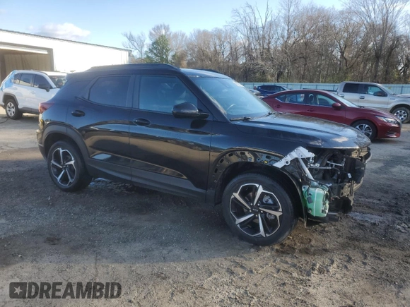 2023 Chevrolet TrailBlazer RS with VIN KL79MTSL5PB082114, listed as a Copart auction lot 46273165 with 36,180 mi miles and Salvage Title. Bid and sale history available at DreamBid. Image 4.