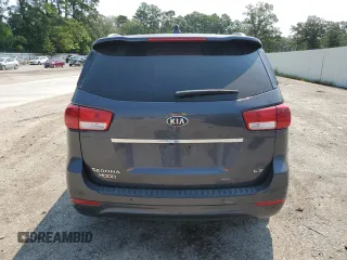 2016 Kia Sedona LX with VIN KNDMB5C15G6092159, listed as a Copart auction lot 67584274 with 143,102 mi miles and Salvage Title. Bid and sale history available at carsss.com. Image 6.