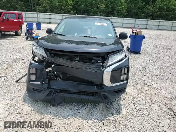 2020 Mitsubishi Outlander ES with VIN JA4AP3AU4LU017135, listed as a Copart auction lot 59336795 with 91,576 mi miles and Salvage title. Bid and sale history available at DreamBid. Image 14.