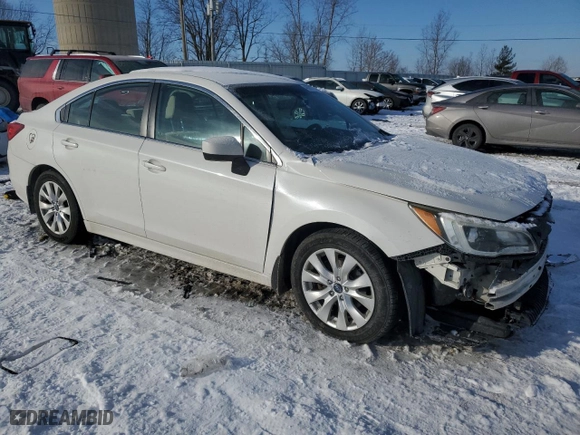 2016 Subaru Legacy 2.5i Premium with VIN 4S3BNBC6XG3008752, listed as a Copart auction lot 46098775 with 0 mi miles and Salvage Title. Bid and sale history available at carsss.com. Image 4.