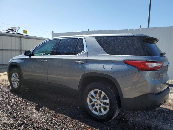 2021 Chevrolet Traverse LS with VIN 1GNERFKW5MJ243617, listed as a Copart auction lot 43853345 with 55,291 mi miles and Clean Title. Bid and sale history available at carsss.com. Image 2.