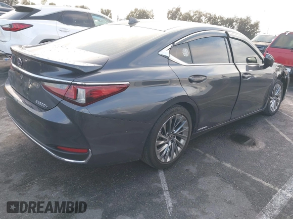 2022 Lexus ES 300h Luxury with VIN 58AEA1C16NU014227, listed as a IAAI auction lot 41504883 with 55,850 mi miles and . Bid and sale history available at DreamBid. Image 4.