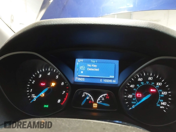 2014 Ford Focus SE with VIN 1FADP3F21EL194900, listed as a IAAI auction lot 41341333 with 103,245 mi miles. Bid and sale history available at carsss.com. Image 18.