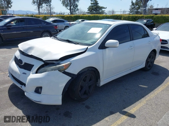 2009 Toyota Corolla XRS with VIN 1NXBE40E89Z103410, listed as a IAAI auction lot 41839013 with 206,651 mi miles. Bid and sale history available at carsss.com. Image 18.