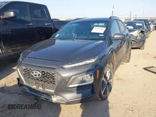 2018 Hyundai Kona Limited with VIN KM8K33A57JU072329, listed as a IAAI auction lot 41694616 with 107,801 mi miles. Bid and sale history available at carsss.com. Image 17.