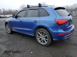 2016 Audi SQ5 Premium Plus with VIN WA1CCAFP5GA022010, listed as a Copart auction lot 83591864 with 93,026 mi miles and Salvage Title. Bid and sale history available at carsss.com. Image 2.