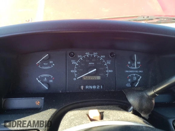 1996 Ford F-150 with VIN 1FTEF14NXTLB76833, listed as a Copart auction lot 82742374 with 250,375 mi miles and Salvage title. Bid and sale history available at DreamBid. Image 9.
