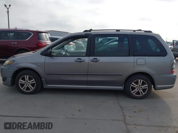 2005 Mazda MPV LX with VIN JM3LW28A550556310, listed as a IAAI auction lot 42148786 with 376,021 mi miles. Bid and sale history available at carsss.com. Image 14.