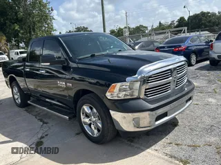 2015 Ram 1500 Big Horn with VIN 1C6RR7GT9FS504055, listed as a Copart auction lot 66640985 with 218,811 mi miles and Clean title. Bid and sale history available at DreamBid. Image 1.