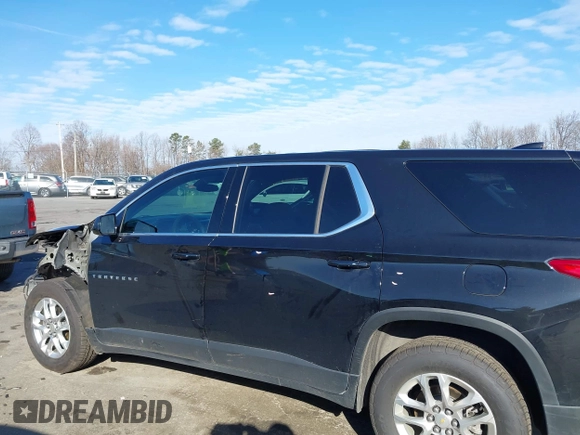 2020 Chevrolet Traverse LS with VIN 1GNERFKW9LJ289661, listed as a IAAI auction lot 41452844 with 88,573 mi miles and . Bid and sale history available at DreamBid. Image 15.