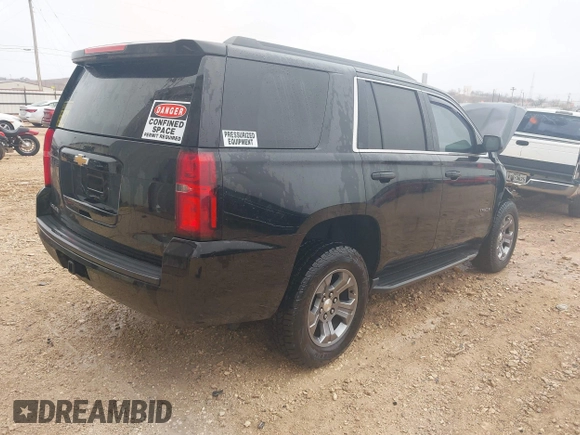 2018 Chevrolet Tahoe LS with VIN 1GNSCAEC6JR272226, listed as a IAAI auction lot 41509221 with Not provided miles and . Bid and sale history available at DreamBid. Image 4.