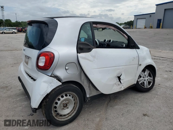 2016 Smart fortwo Passion with VIN WMEFJ5DAXGK084125, listed as a Copart auction lot 59374855 with 63,826 mi miles and Salvage title. Bid and sale history available at DreamBid. Image 3.