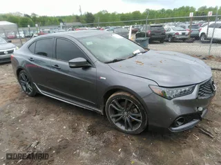 2018 Acura TLX w/A-SPEC Pkg with VIN 19UUB2F66JA002402, listed as a IAAI auction lot 41960832 with 91,643 mi miles. Bid and sale history available at carsss.com. Image 1.