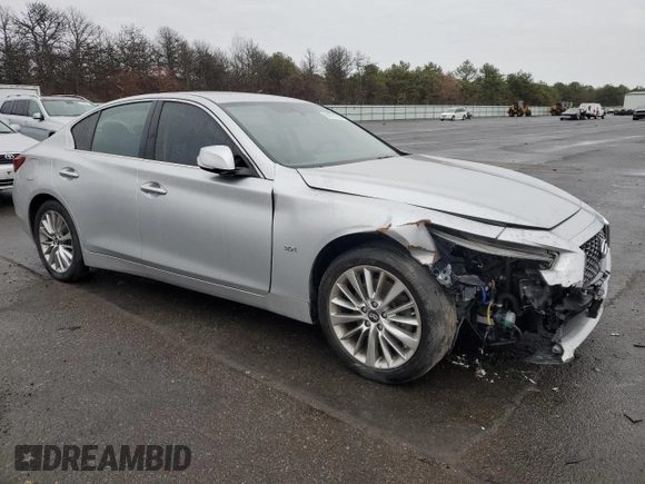 2019 Infiniti Q50 3.0t LUXE with VIN JN1EV7AR2KM558508, listed as a Copart auction lot 51621555 with 86,162 mi miles and Salvage Title. Bid and sale history available at carsss.com. Image 4.