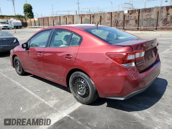 2022 Subaru Impreza with VIN 4S3GKAB69N3607830, listed as a Copart auction lot 61261895 with 36,874 mi miles and Salvage title. Bid and sale history available at DreamBid. Image 2.