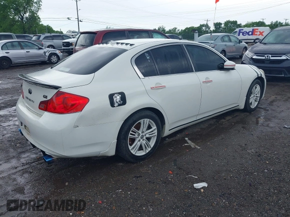 2012 Infiniti G25 Journey with VIN JN1DV6AP0CM700313, listed as a IAAI auction lot 42132045 with 131,210 mi miles and . Bid and sale history available at DreamBid. Image 4.