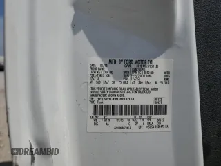 2013 Ford F-150 XL с VIN 1FTNF1CF8DKF00153, выставлен на аукционе Copart как лот 60737585 с пробегом 223 108 миль миль и Списание • Salvage title. История ставок и продаж доступна на DreamBid. Изображение 12.