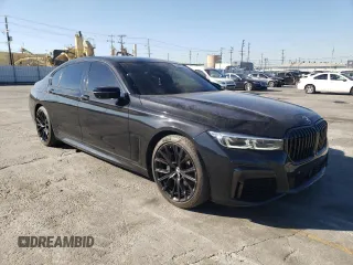 2022 BMW 7 Series 740i with VIN WBA7T2C06NCH32653, listed as a Copart auction lot 66088223 with 45,438 mi miles. Bid and sale history available at carsss.com. Image 4.