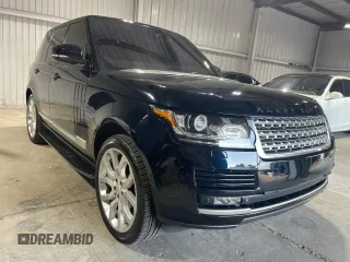 2014 Land Rover Range Rover Supercharged with VIN SALGS2TF6EA155229, listed as a Copart auction lot 52832355 with 95,369 mi miles and Salvage Title. Bid and sale history available at DreamBid. Image 1.