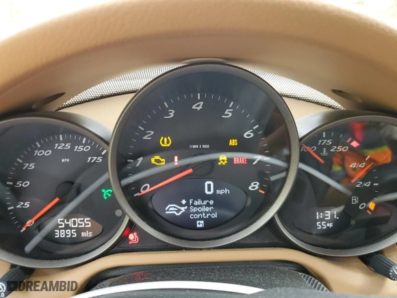 2011 Porsche Boxster with VIN WP0CA2A83BU710192, listed as a Copart auction lot 76504884 with 54,055 mi miles and Clean Title. Bid and sale history available at carsss.com. Image 9.