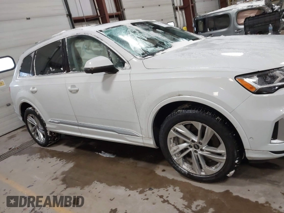 2023 Audi Q7 Premium Plus with VIN WA1LXBF79PD006076, listed as a IAAI auction lot 41410273 with 18,409 mi miles. Bid and sale history available at carsss.com. Image 13.