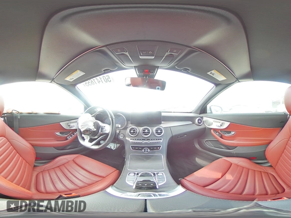 2021 Mercedes-Benz C 300 with VIN W1KWK8DB3MG071193, listed as a Copart auction lot 50141655 with 15,197 mi miles and Non Repairable. Bid and sale history available at DreamBid. Image 12.
