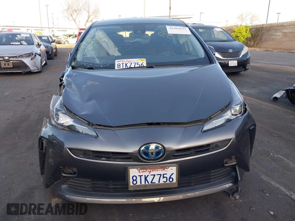 2020 Toyota Prius L Eco z VIN JTDKARFU9L3122010, wystawiony jako IAAI lot #41969655 z przebiegiem 76 250 mil mil oraz . Historia ofert i sprzedaży dostępna na DreamBid. Obrazek 12.