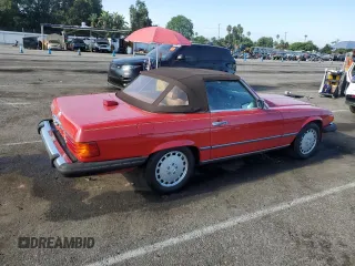 1986 Mercedes-Benz 560 with VIN WDBBA48D3GA036952, listed as a Copart auction lot 65465294 with 167,045 mi miles and Salvage Title. Bid and sale history available at carsss.com. Image 3.