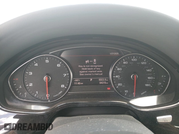 2013 Audi A8 L 3.0L with VIN WAURGAFD8DN012566, listed as a Copart auction lot 42654125 with 84,315 mi miles and Salvage Title. Bid and sale history available at carsss.com. Image 9.