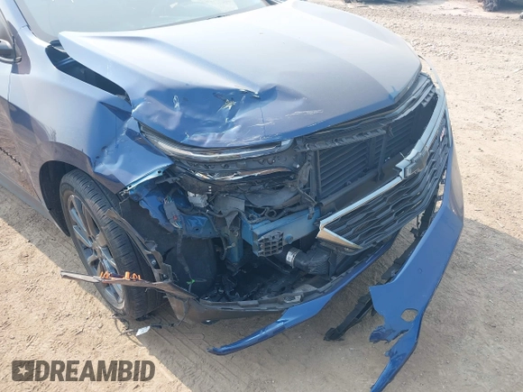 2022 Chevrolet Equinox RS with VIN 3GNAXMEV1NS185324, listed as a IAAI auction lot 42410636 with 44,347 mi miles and . Bid and sale history available at DreamBid. Image 6.